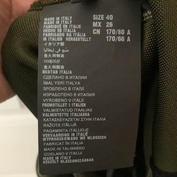 Prada black and olive dress EU 40 US 8 - Picture 4 of 10